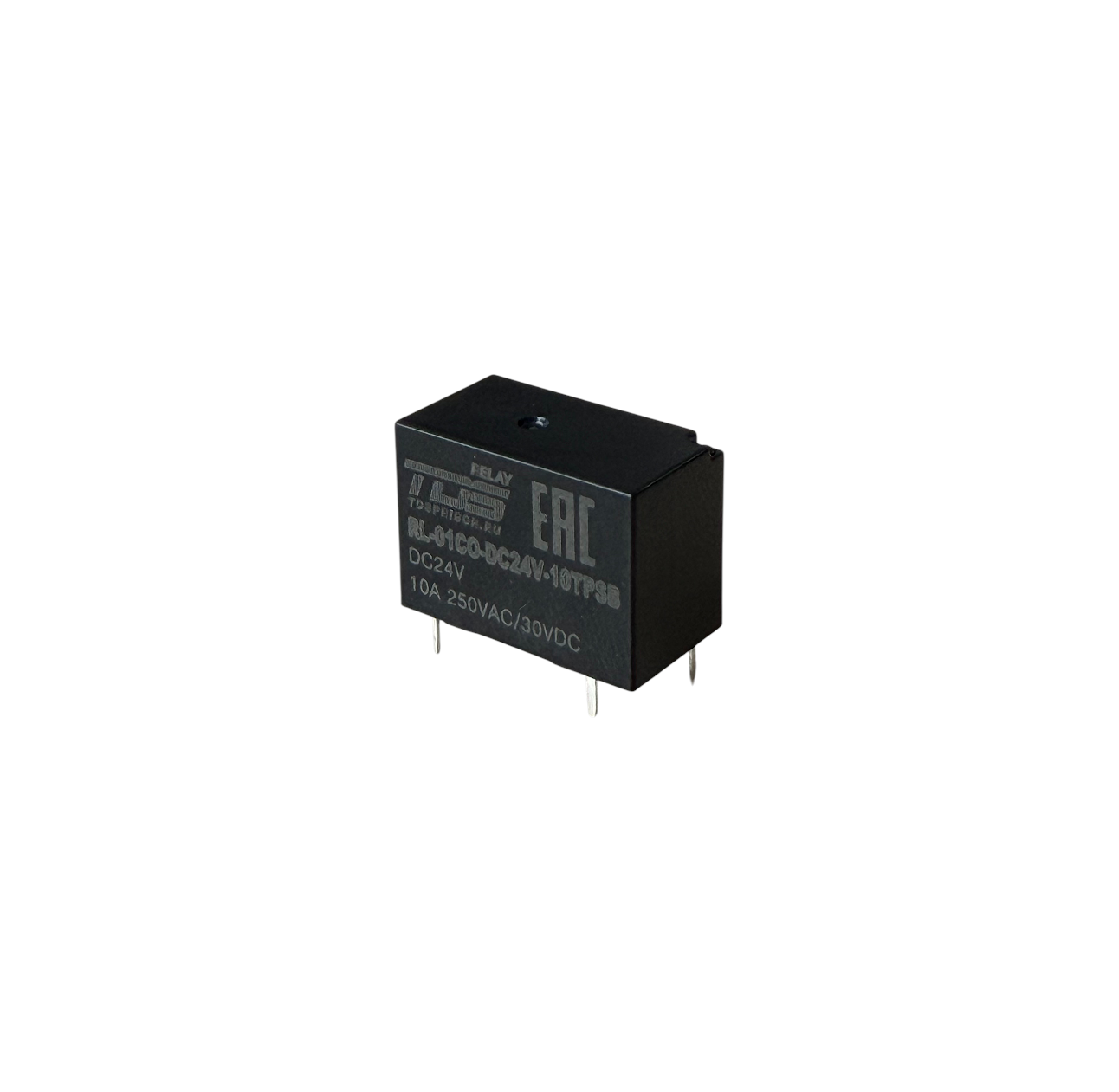 RL-01CO-DC24V-10TPSB Катушка 24В, Ток коммутации 10А, 1 перекидной контакт