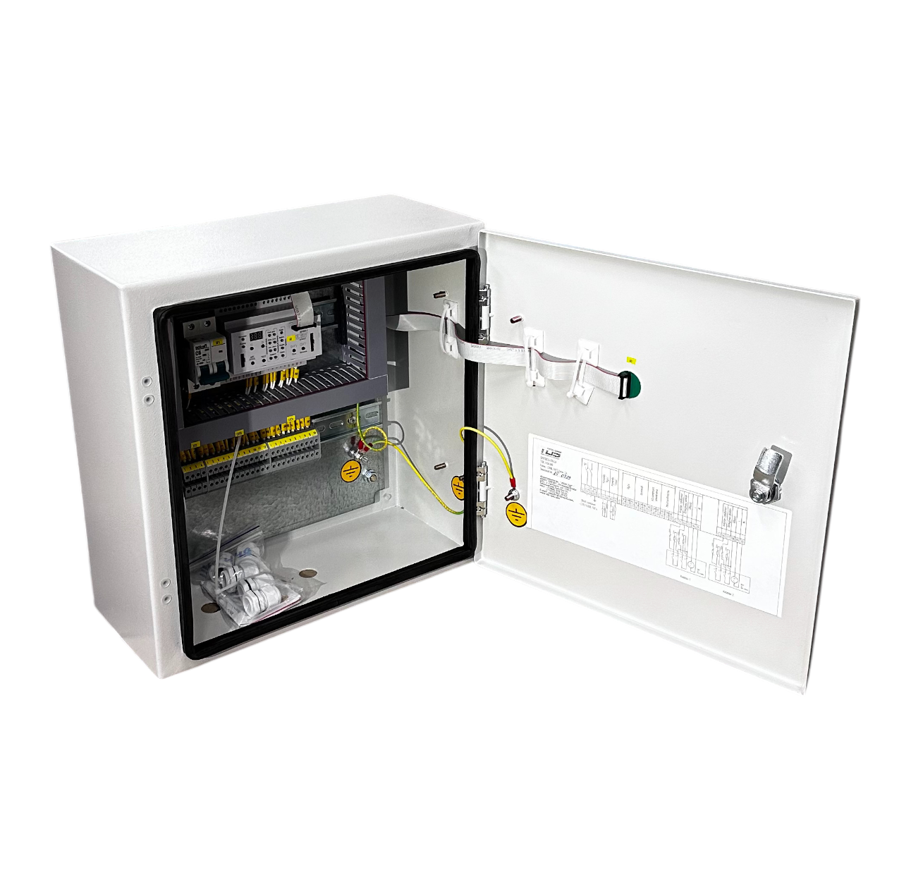 Шкаф управления 2 противопожарными клапанами 230В ШУПК2П-230-24(IP54)