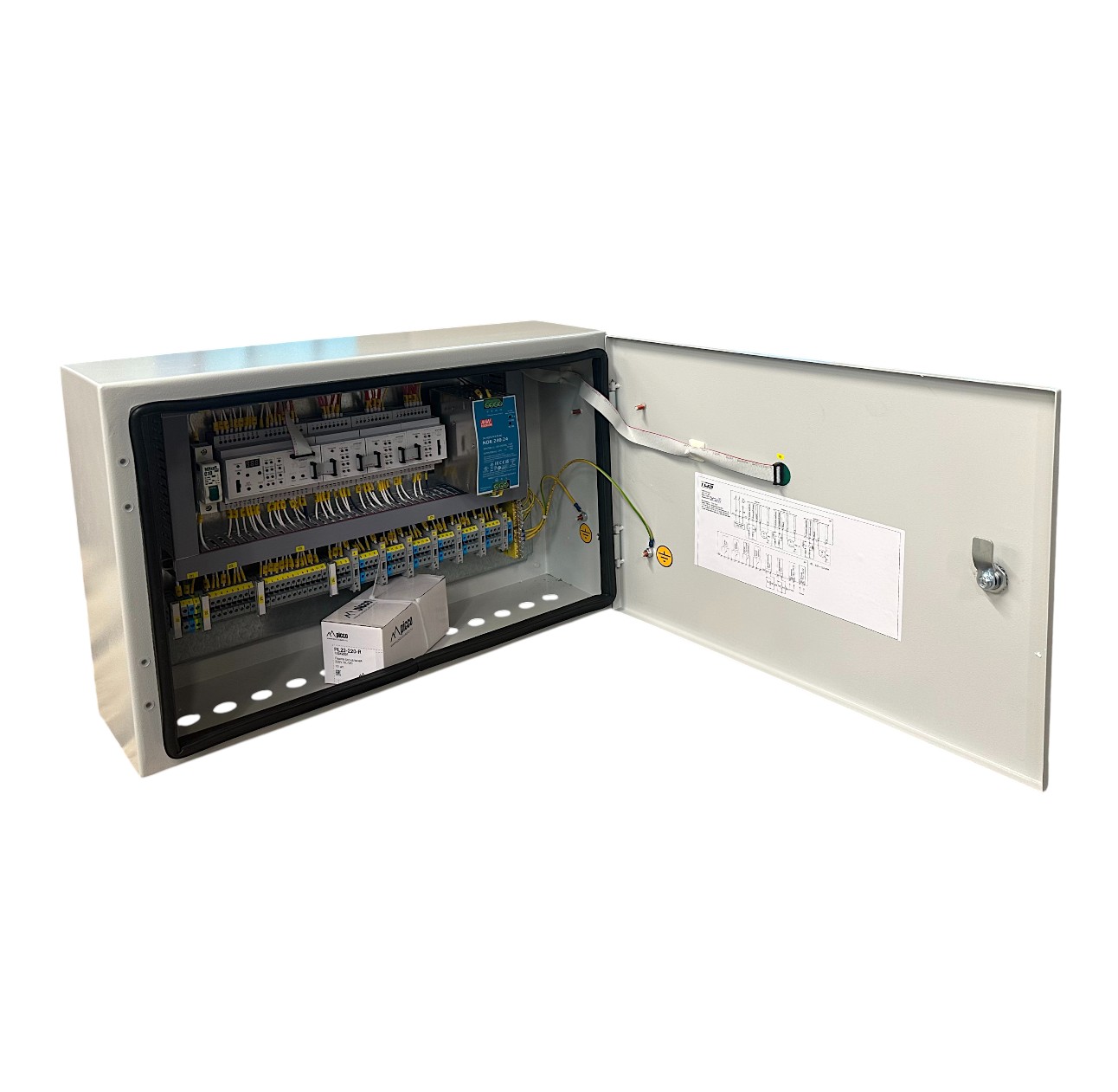 Шкаф управления 5 противопожарными клапанами 24В ШУПК5П-24-24(IP54)